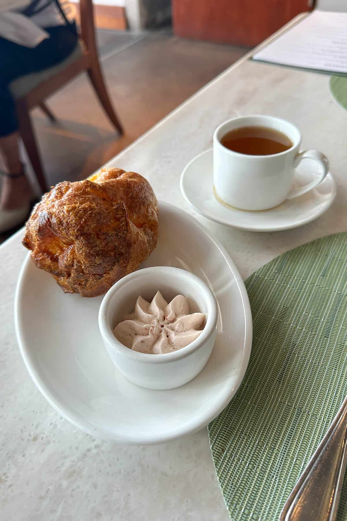 Popovers and strawberry butter at Mariposa.
