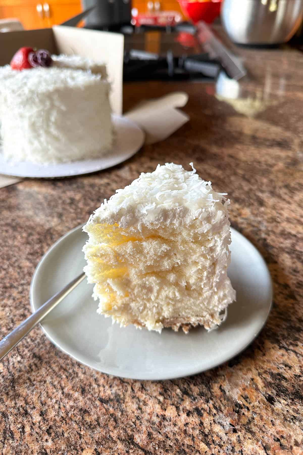 MW Restaurant coconut cake.