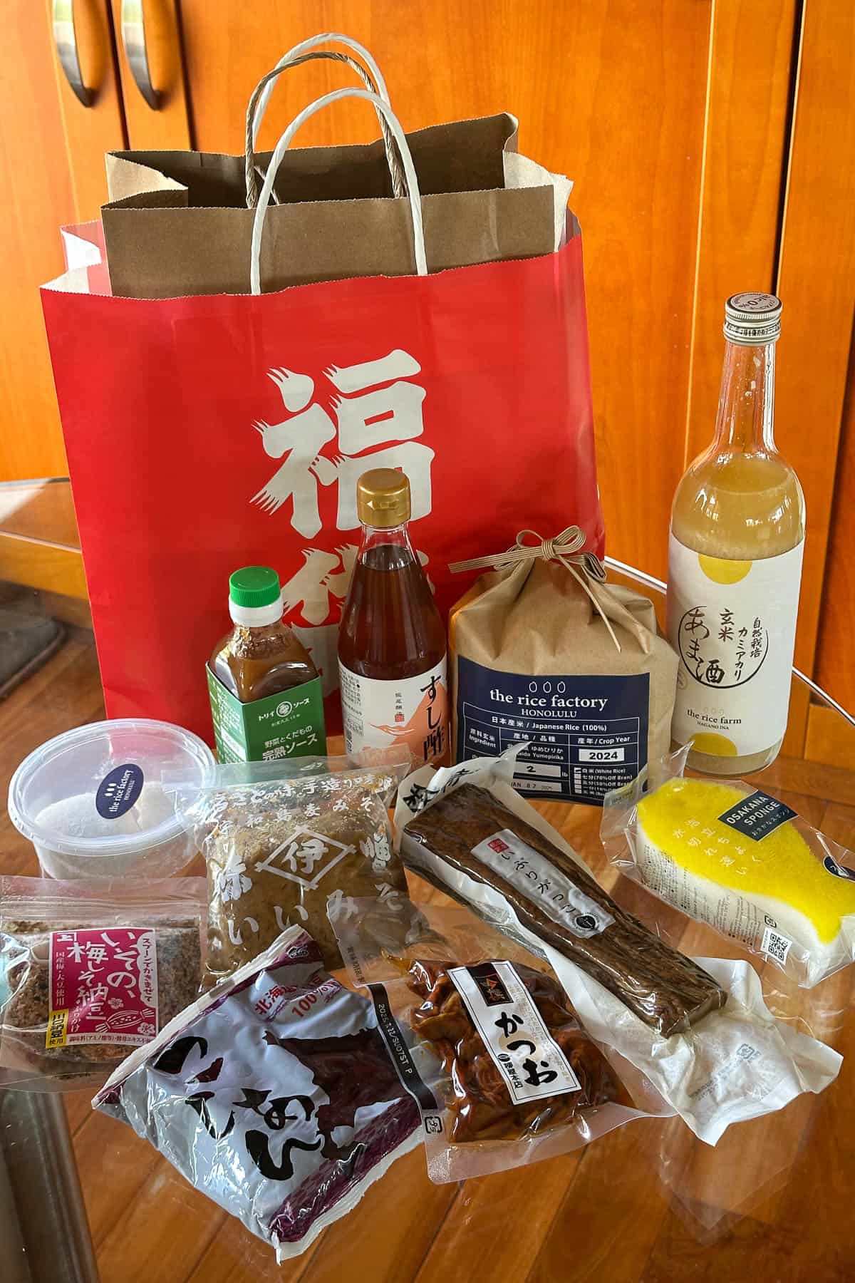 Fukubukuro bag from The Rice Factory.