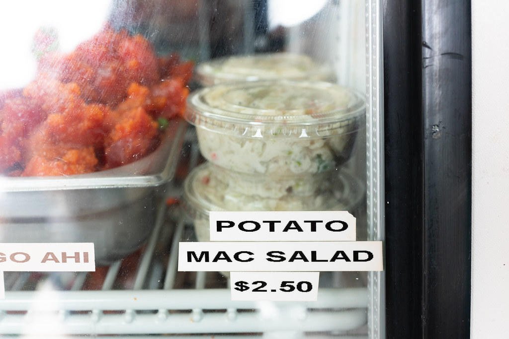Potato-mac salad at Alicia's Market (Oahu).