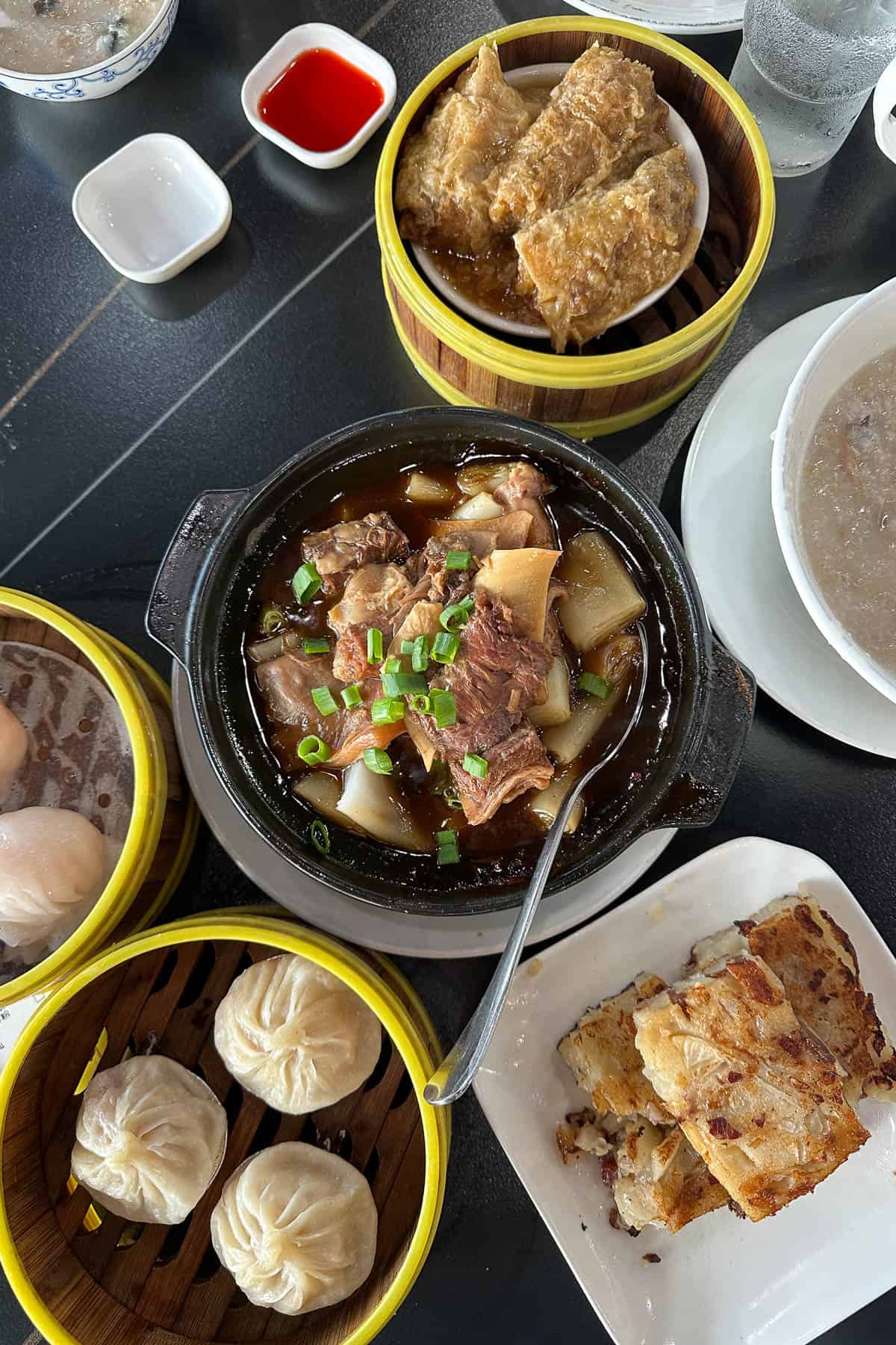 Dim sum at Kapiolani Seafood Restaurant.