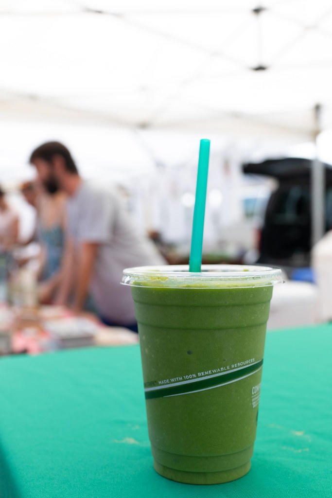 Green smoothie from Ōmao Man