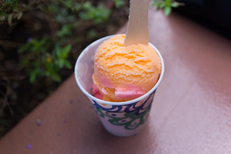 A scoop of guri guri from Tasaka Guri-Guri.