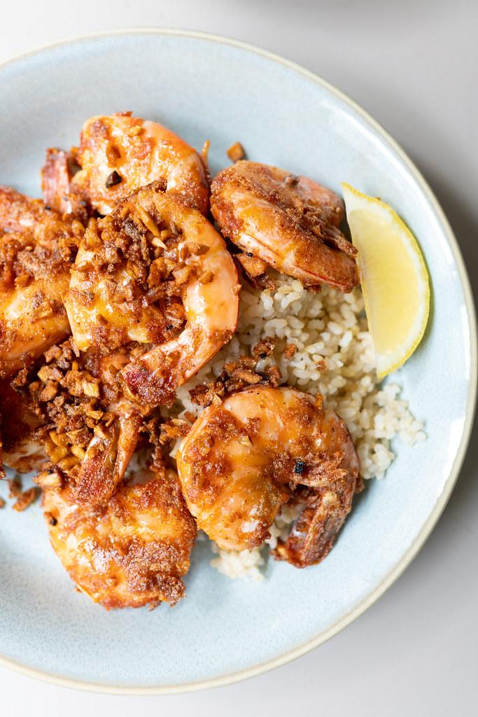 Hawaiian Garlic Shrimp Onolicious HawaiÊ»i