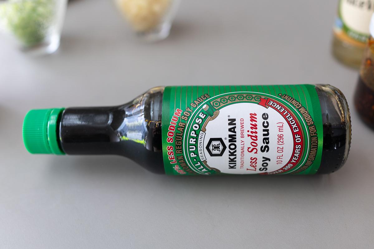 Bottle of soy sauce