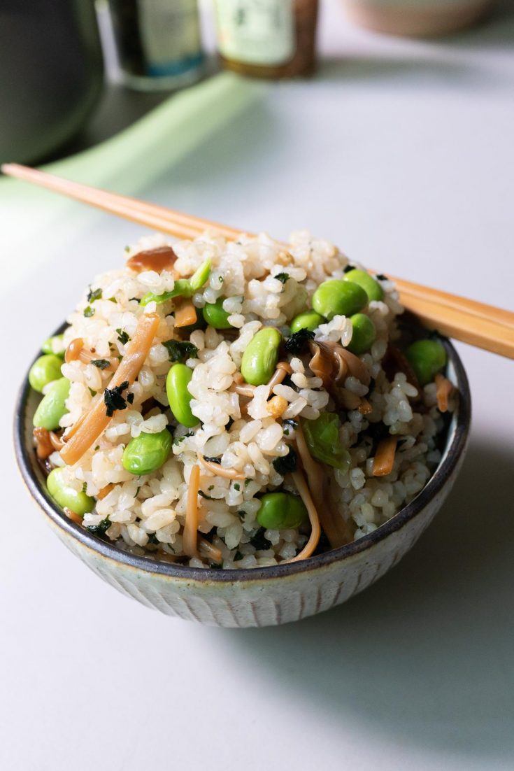 Rice Cooker Recipe Edamame Rice Onolicious Hawaiʻi