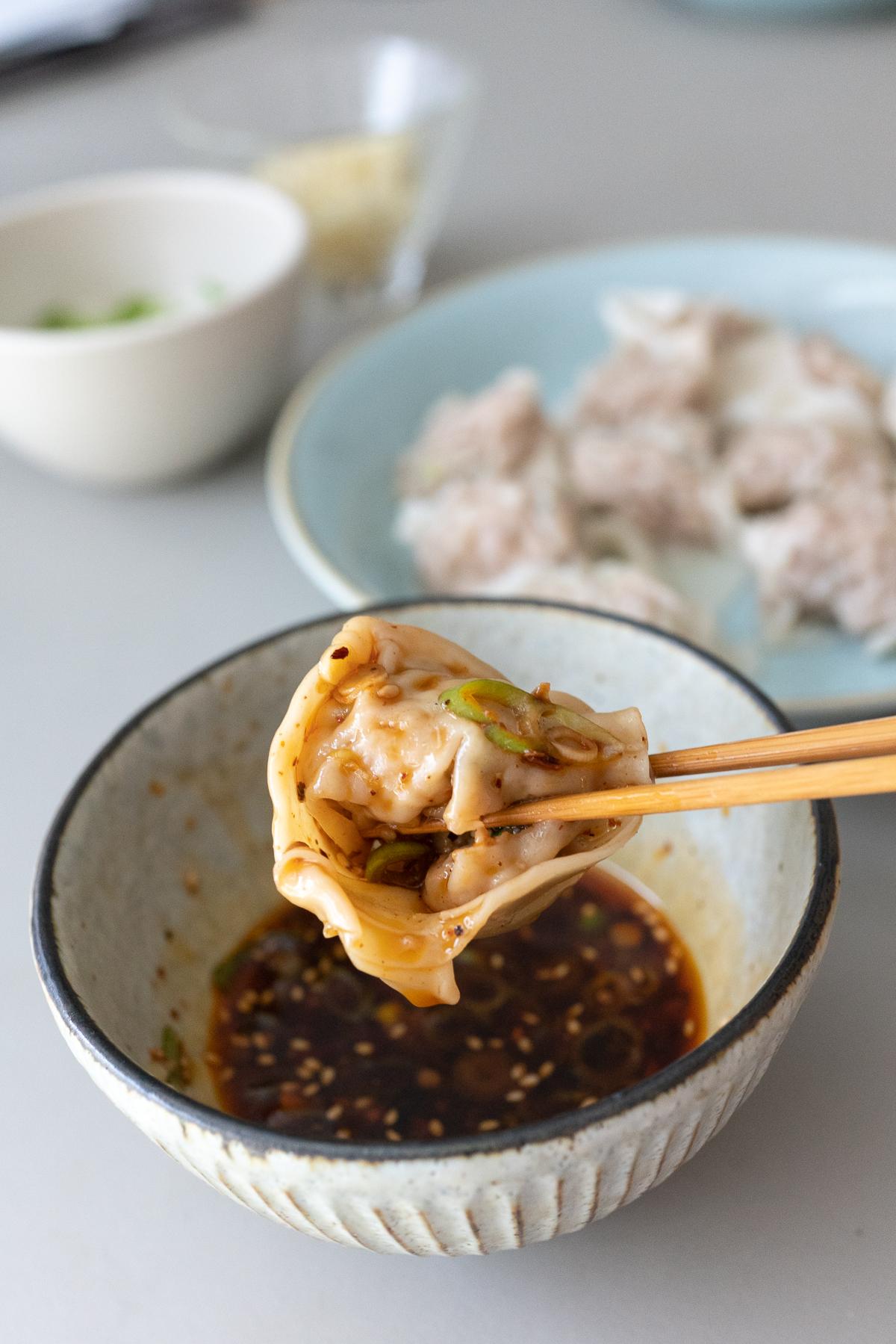 Pork Wontons - Onolicious Hawaiʻi