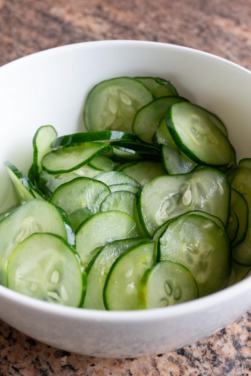 Simple Japanese Pickled Cucumbers - Onolicious Hawaiʻi