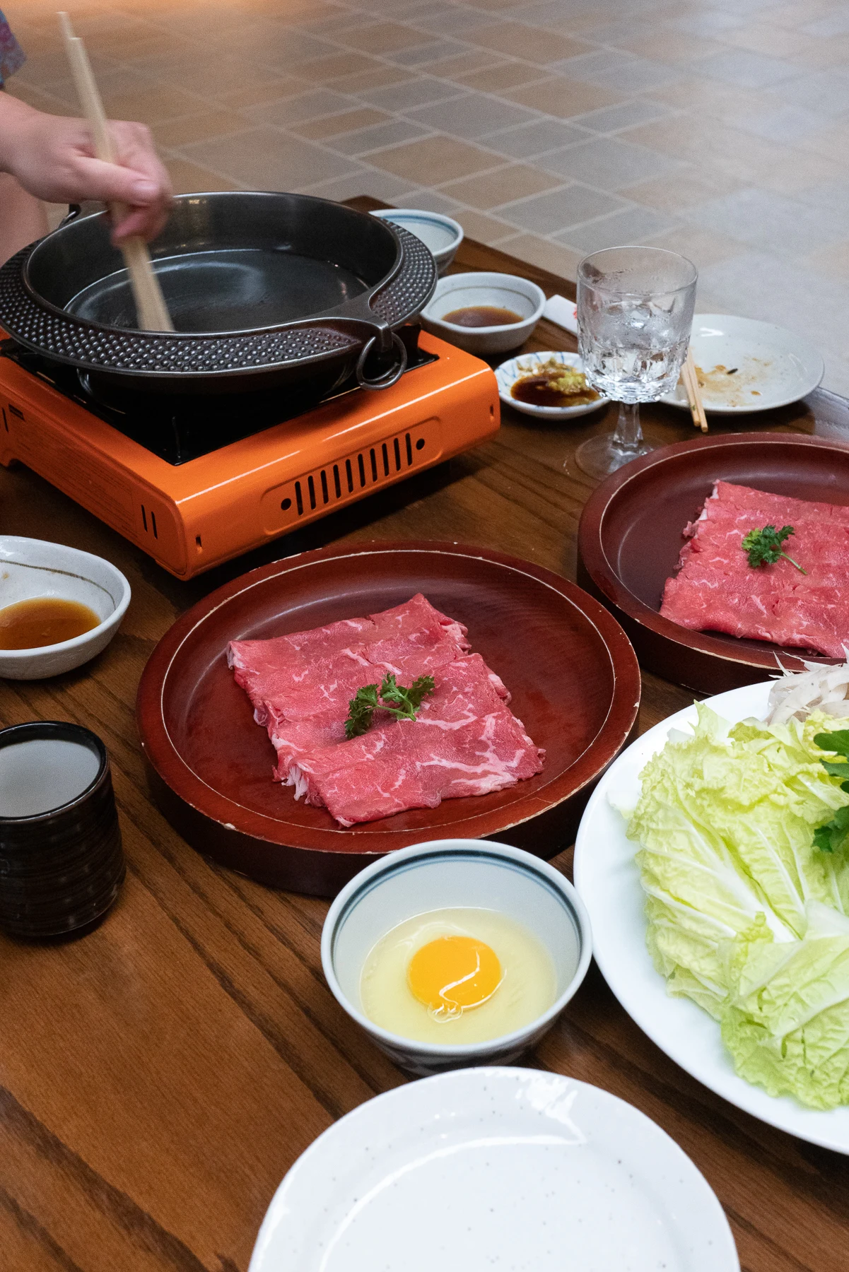 Sukiyaki from Restaurant Suntory.