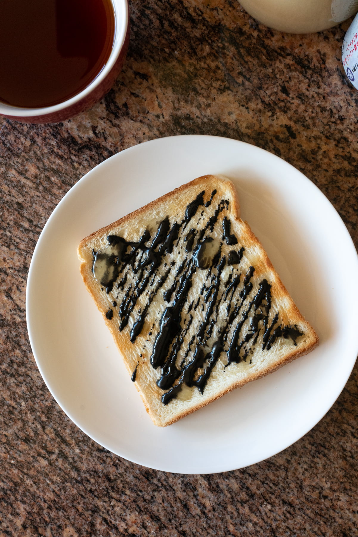 Black Sesame Toast, ready to eat!