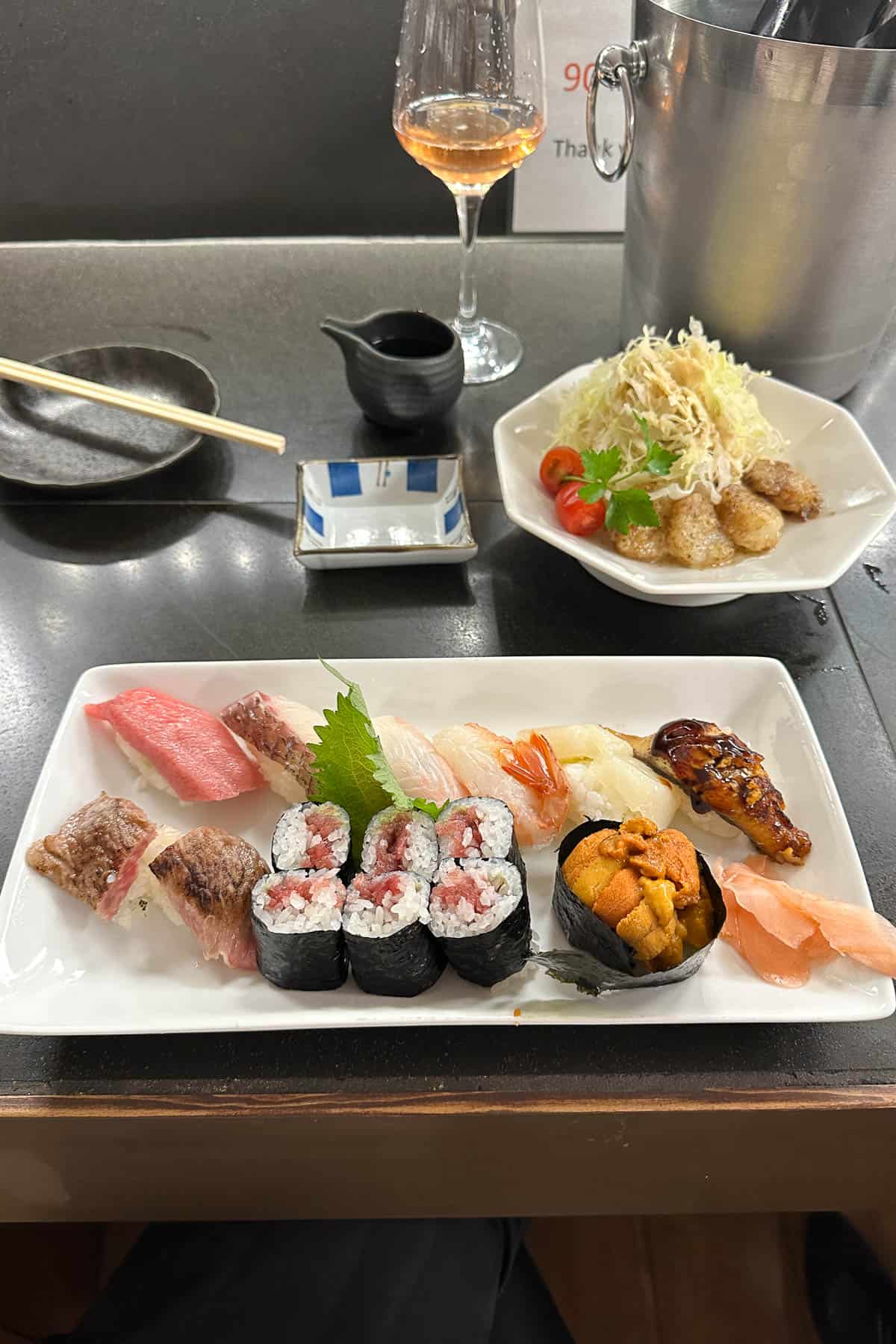 J Shop izakaya - sushi platter.