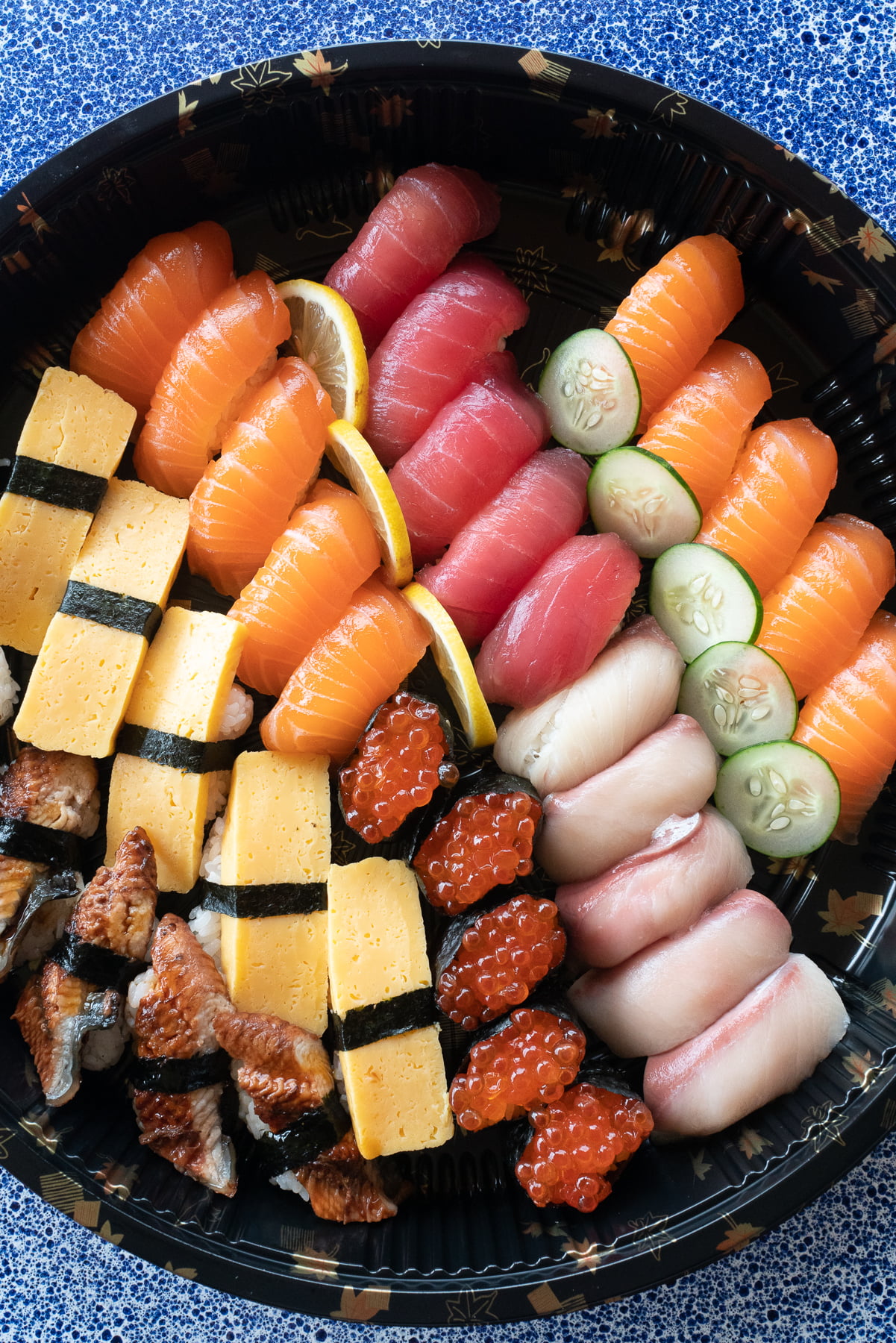 A sushi platter from Hawaii Sushi.