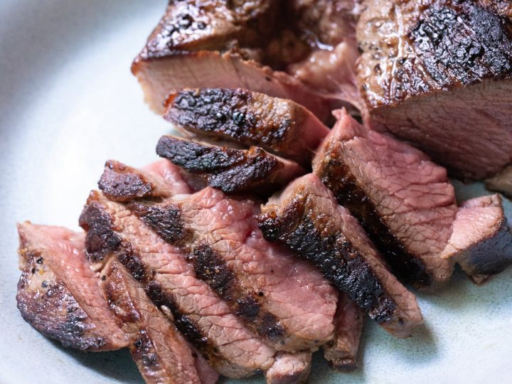 Lamb steak medium rare sale