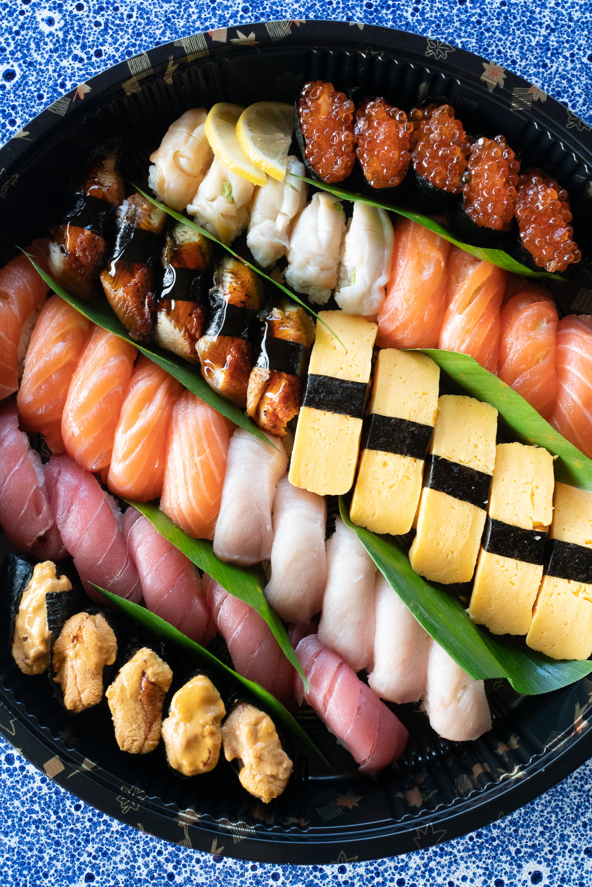 Sushi Platter Square HP 36 Sushi Container Box Anti Fog Plastic Plate