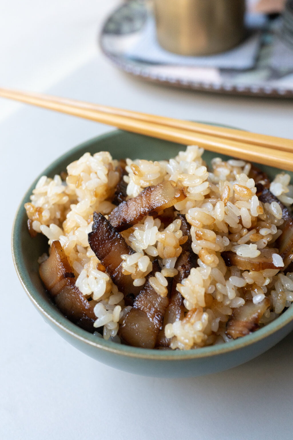 Chinese Bacon Rice - Onolicious Hawaiʻi