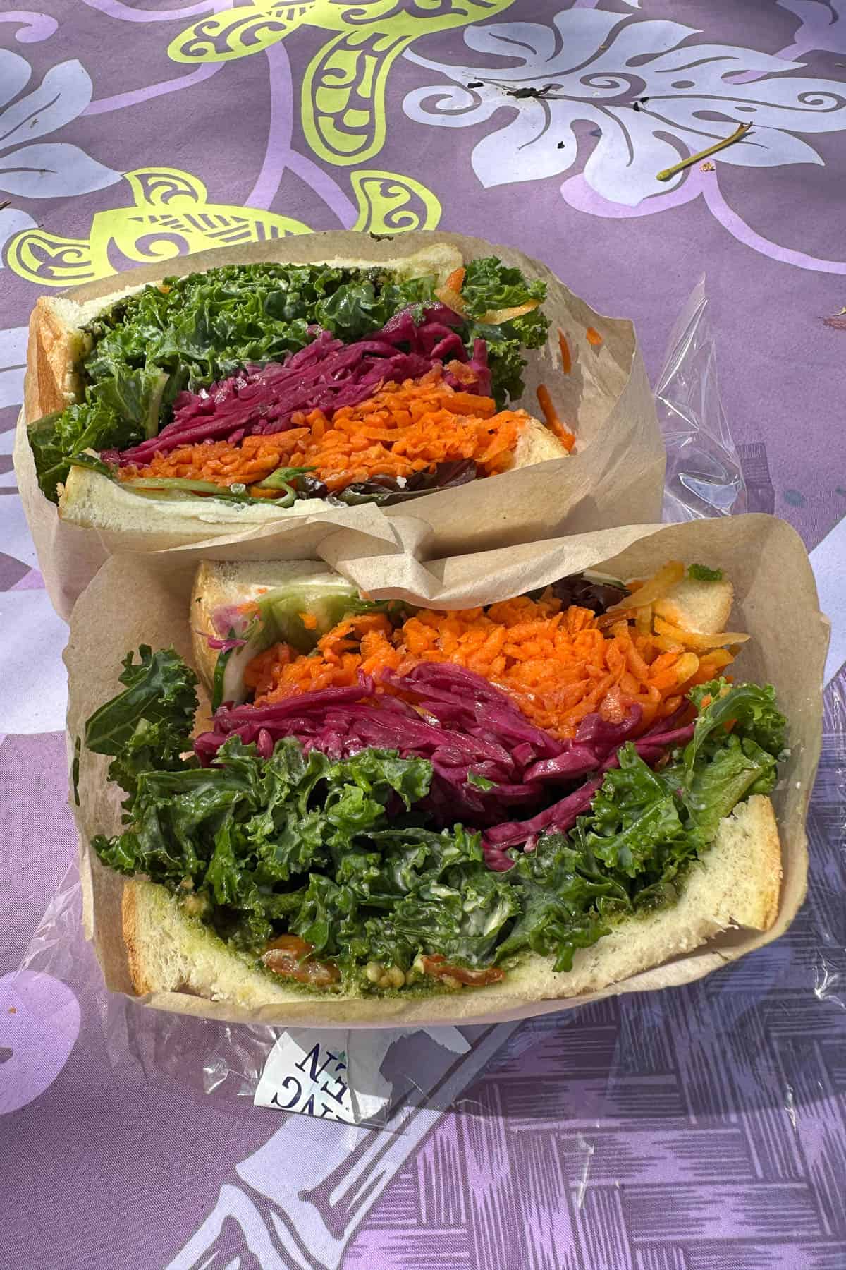 Sandwich from Healing Kitchen.