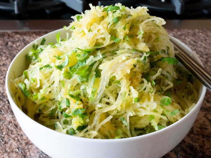 Spaghetti Squash and Glass Noodle Salad