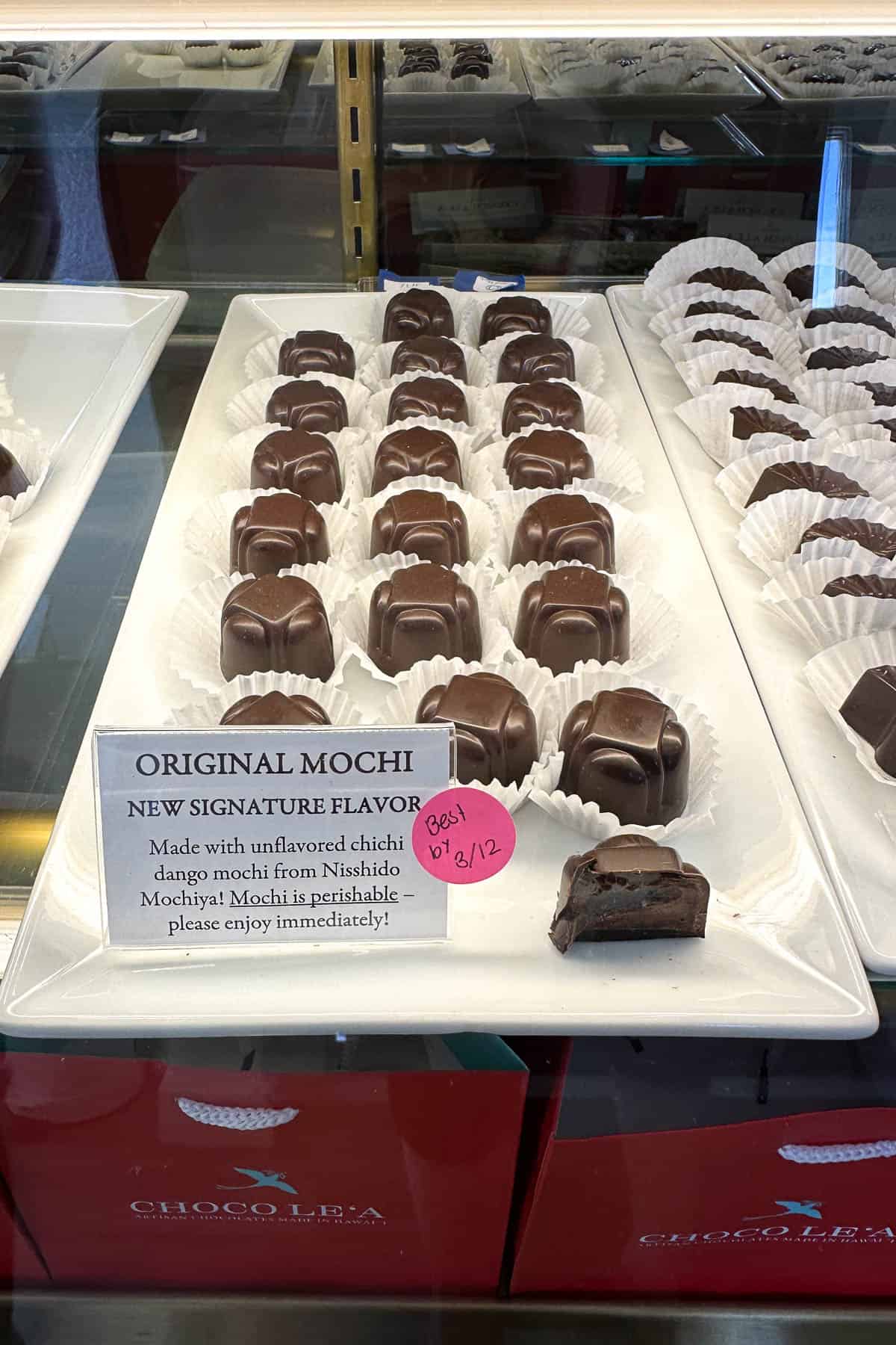 Choco le‘a mochi truffle.