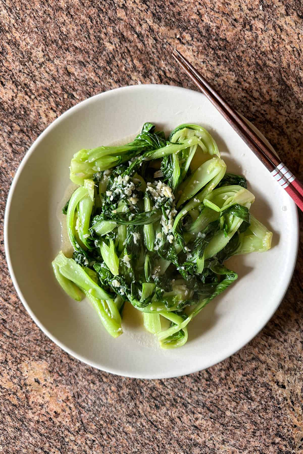 Bok choy stir fry.