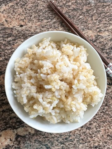 A bowl of hapa rice.