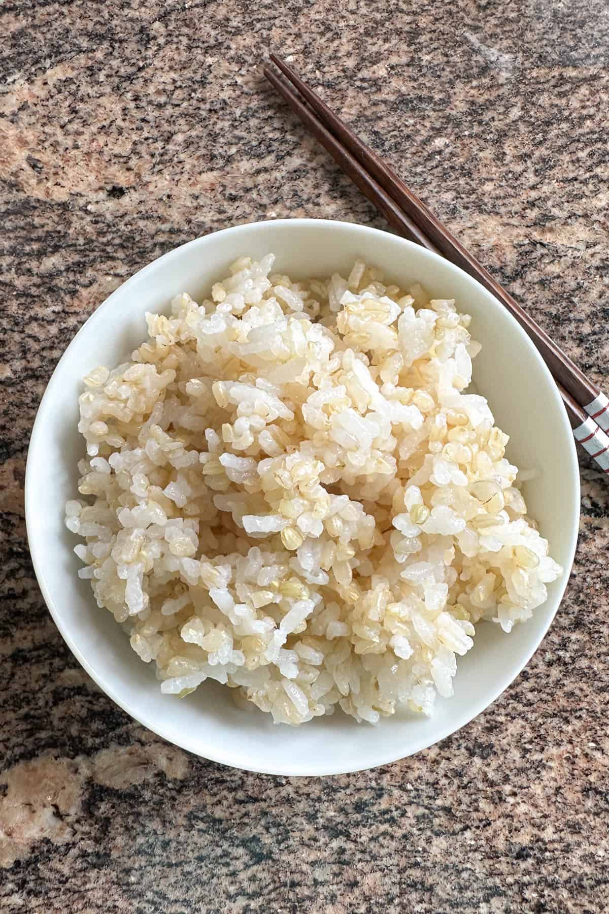 A bowl of hapa rice.