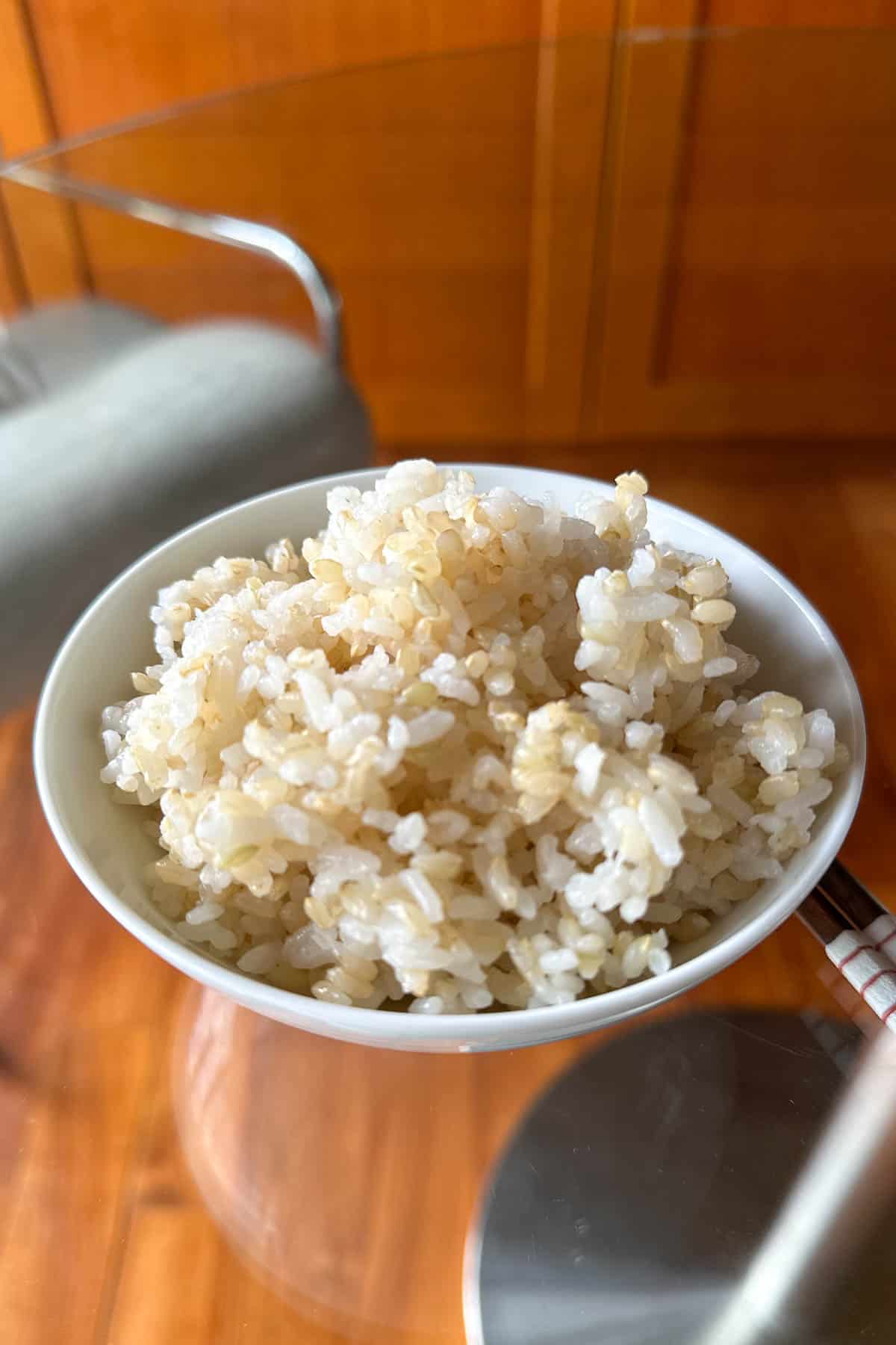 A bowl of hapa rice.