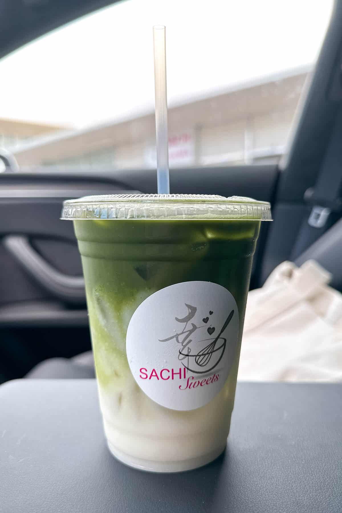 Matcha amazake from Sachi Sweets.