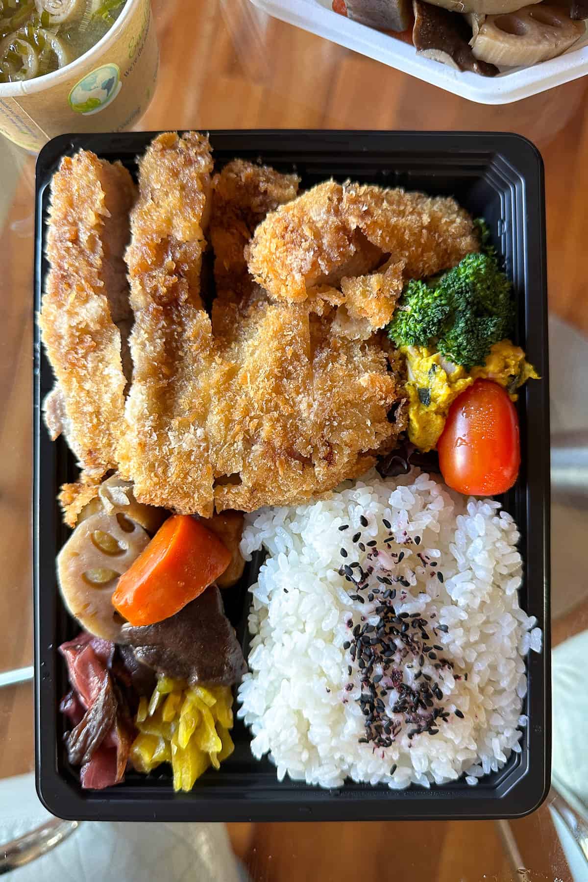 Tonkatsu bento from Sachi Sweets.