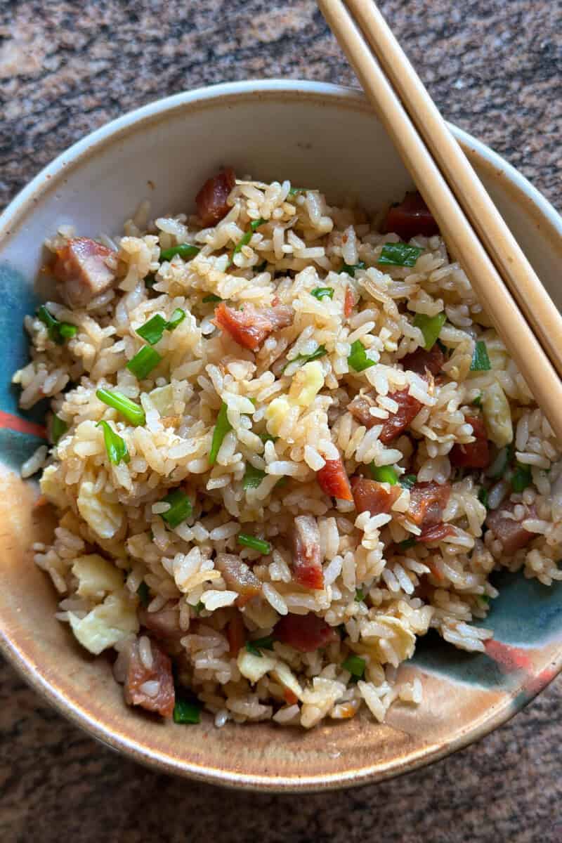 Siu Lab Rice Char Siu Fried Rice - Onolicious Hawaiʻi