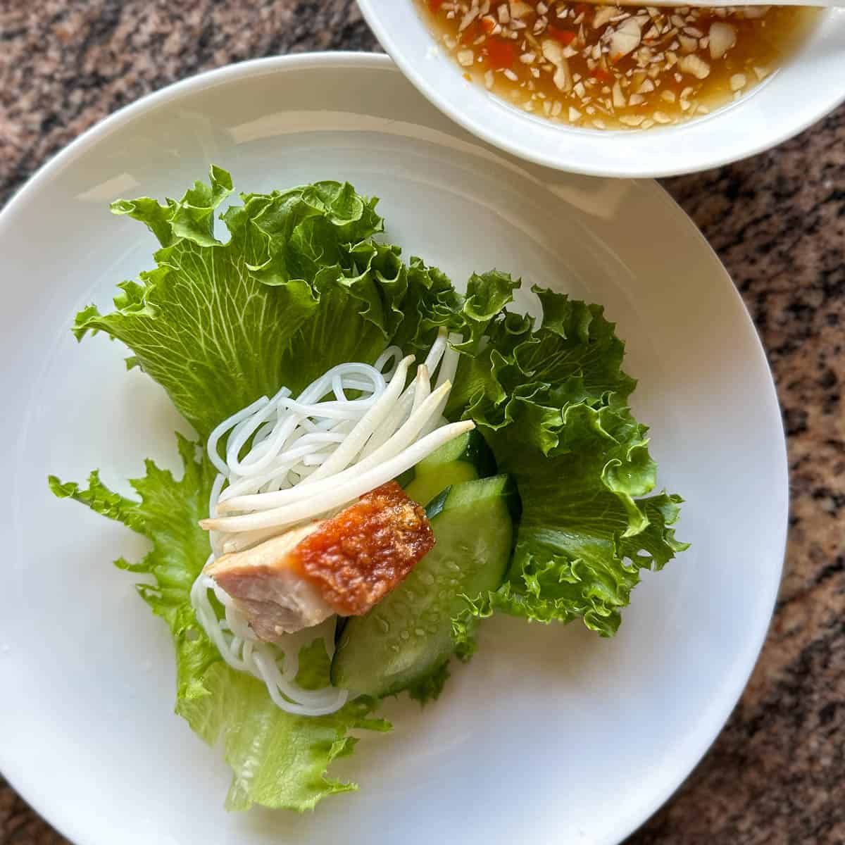 Pork lettuce wraps.