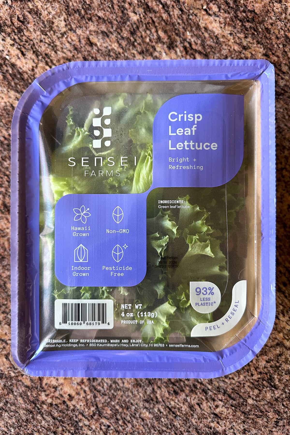 Sensei Farms lettuce.