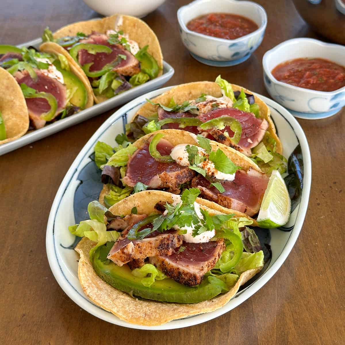 Tuna tacos.