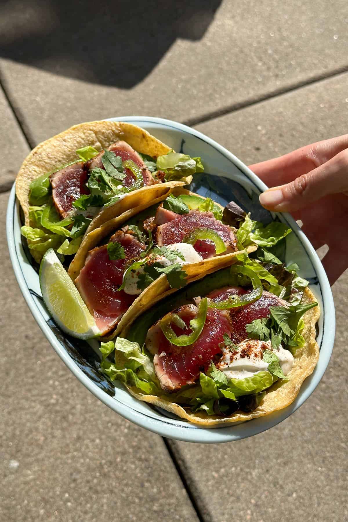 Tuna tacos.