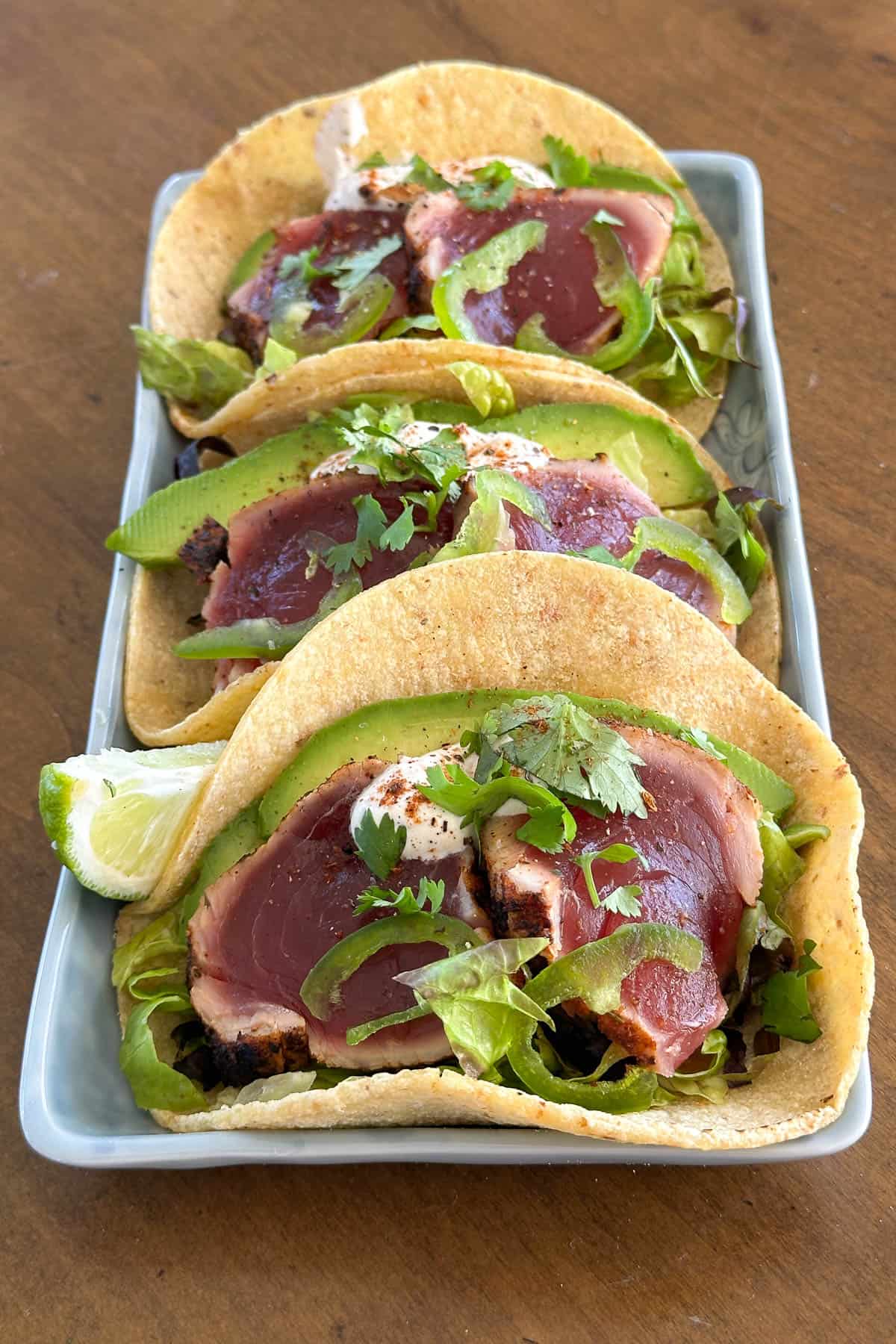 Tuna tacos.