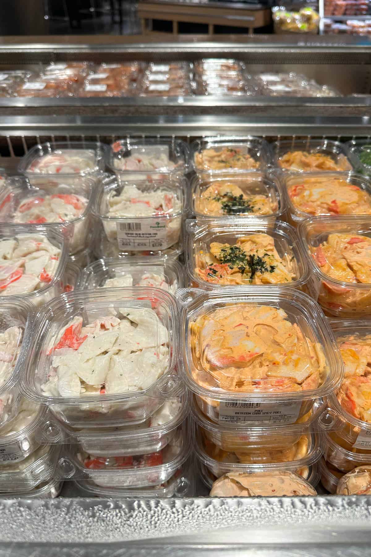 Imitation crab salad from Foodland.