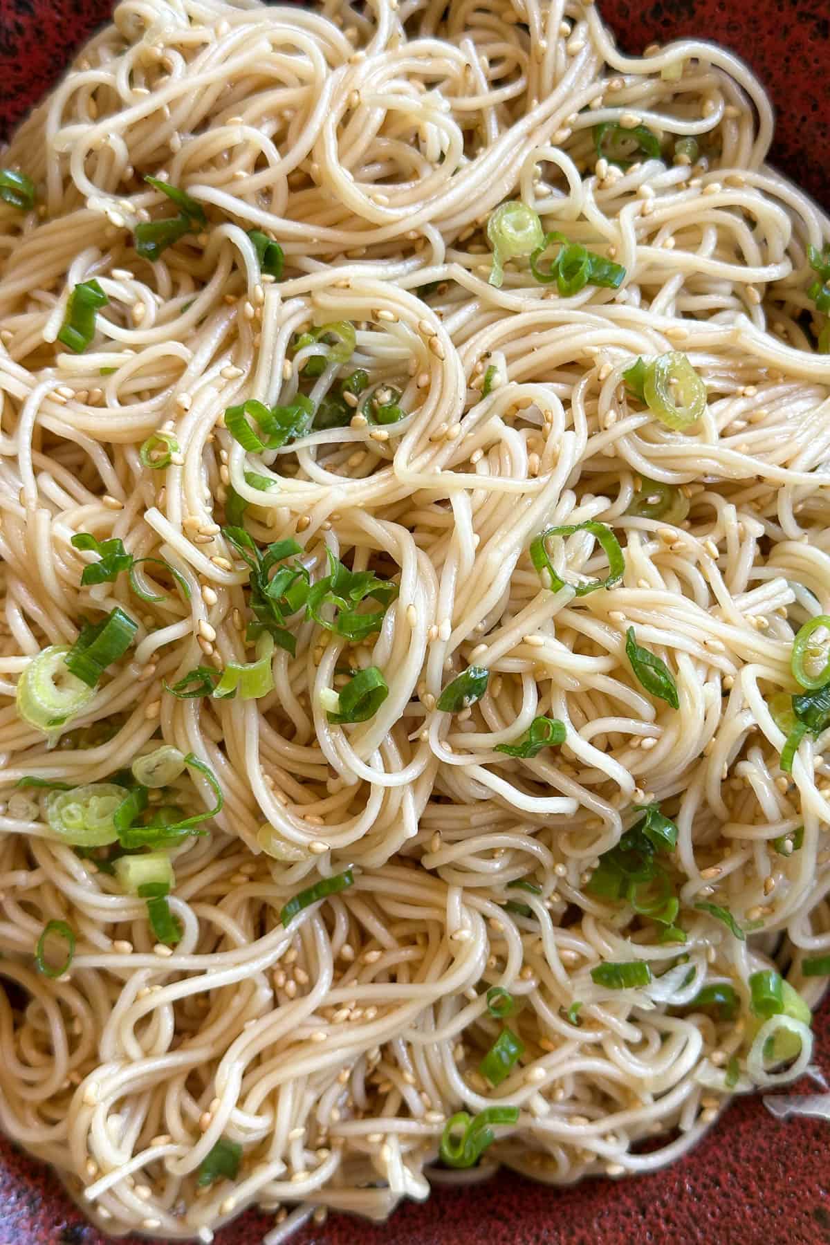 Sesame Oil Noodles.