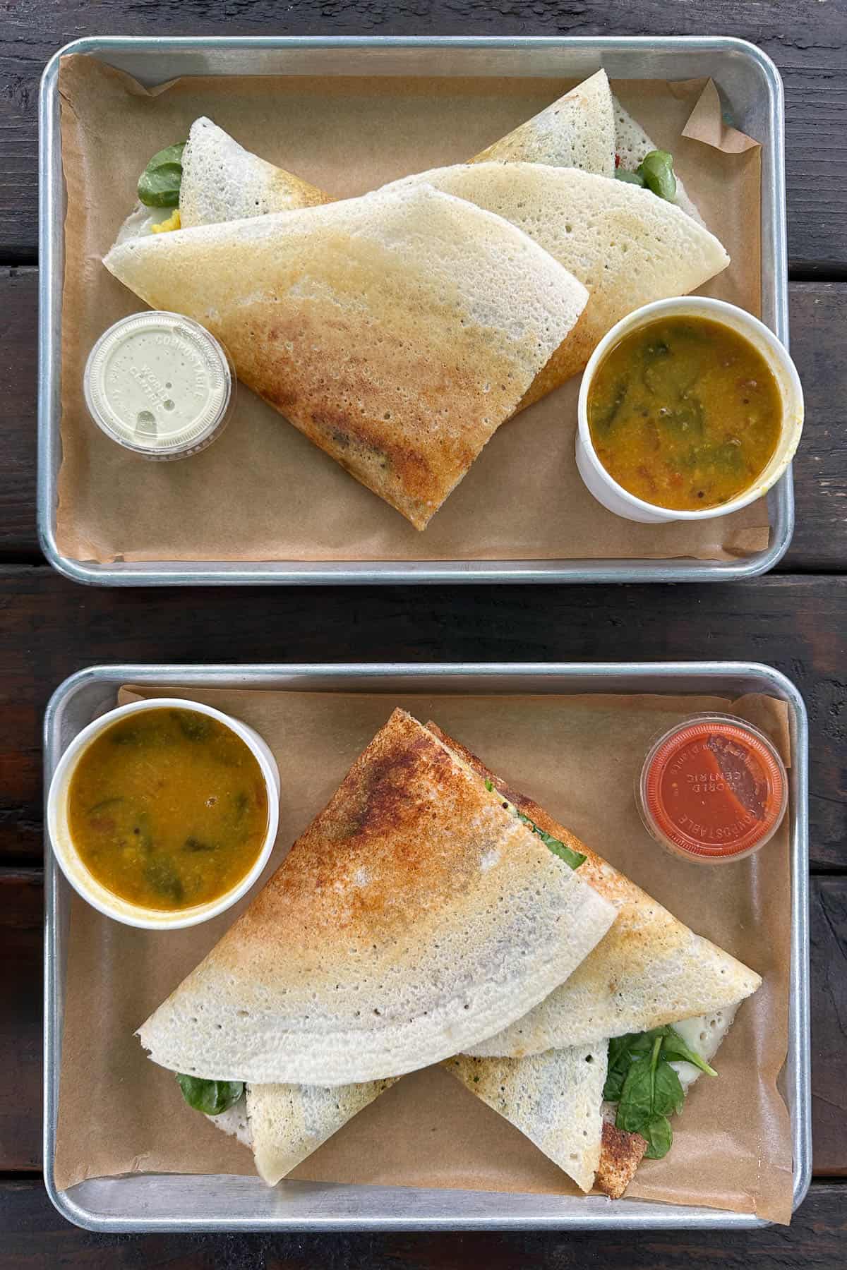 Lunch at Ganesh Dosa in Kailua