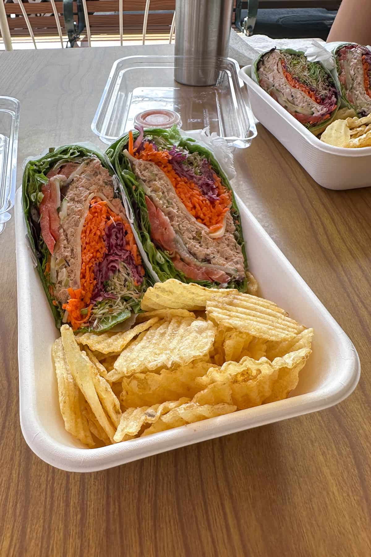 Tuna wrap from Mala Market.