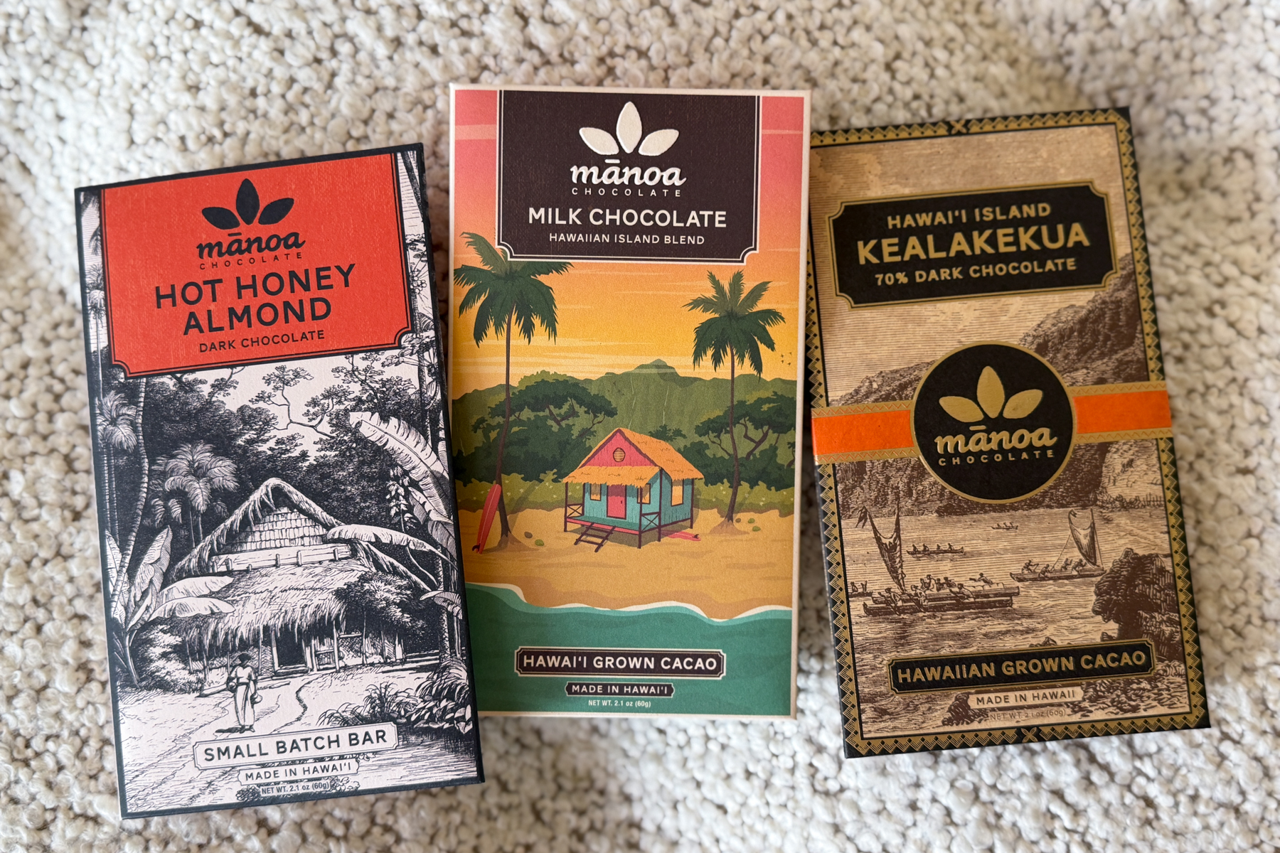 Manoa Chocolate subscription, June 2026 chocolate bars.