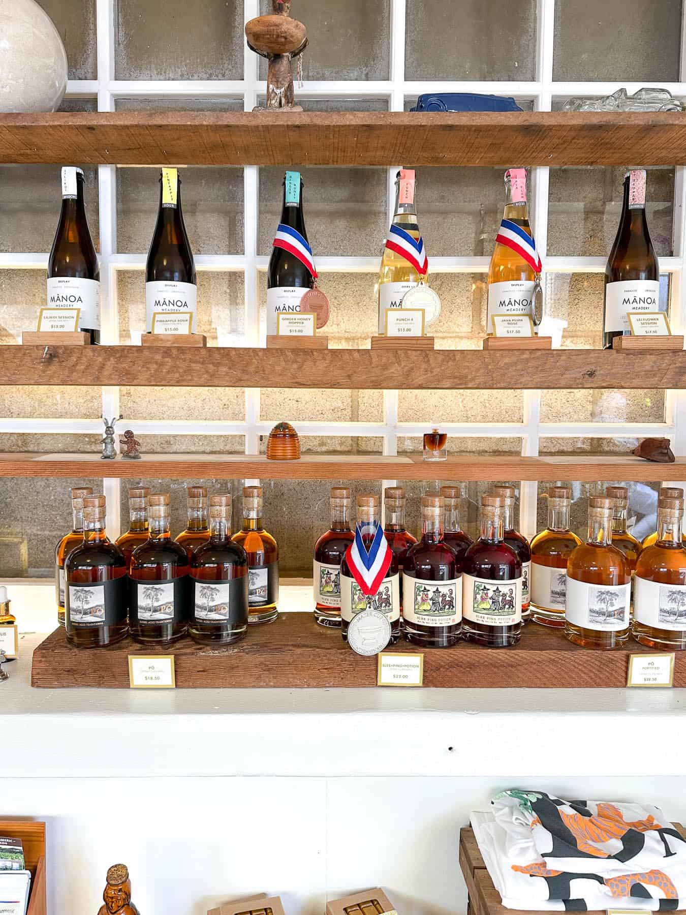 Mead at Manoa Honey & Mead.