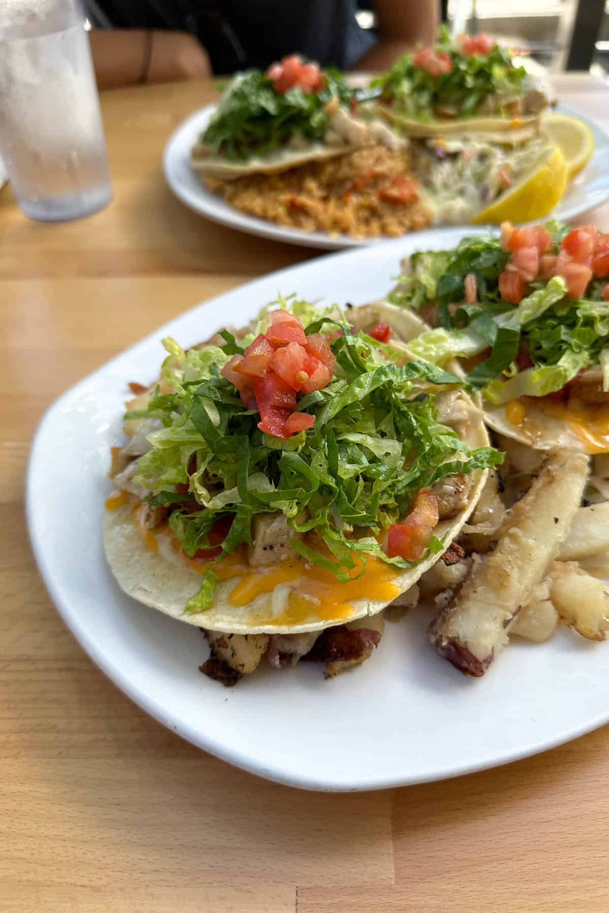 Fish tacos from Paia Fish Market.