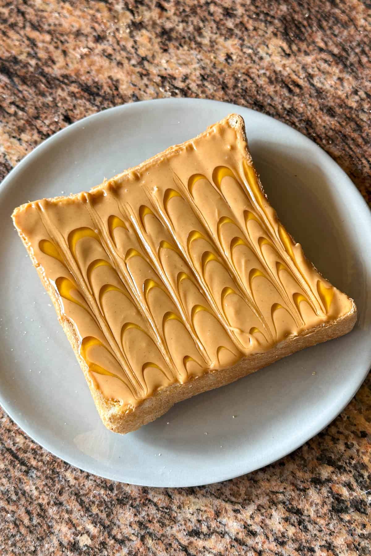 Peanut Butter and Honey Toast.