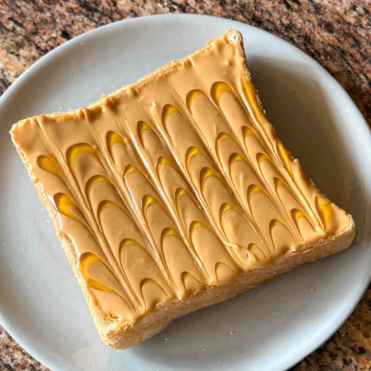 Peanut Butter and Honey Toast.