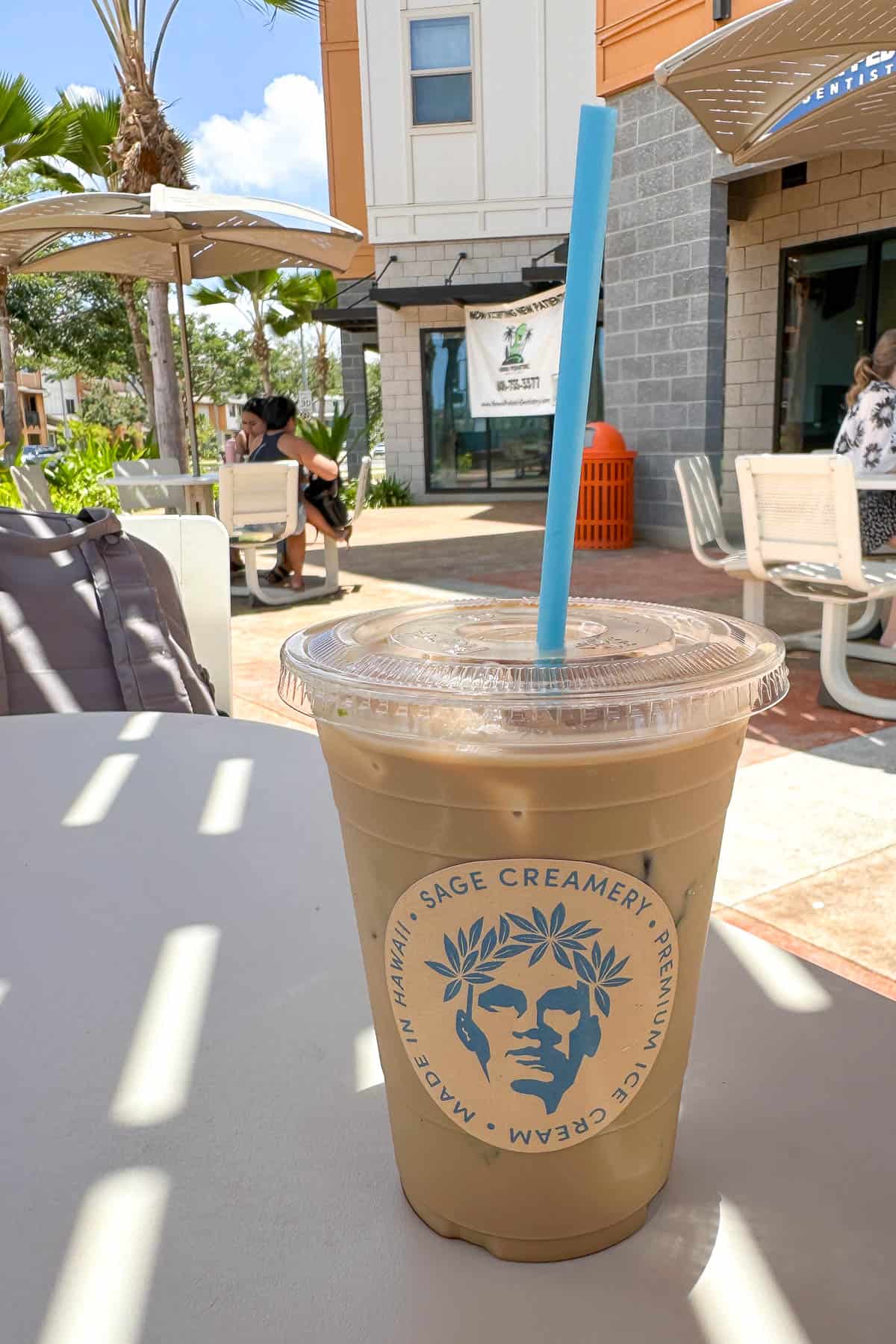 Sage Creamery mint mojito coffee.
