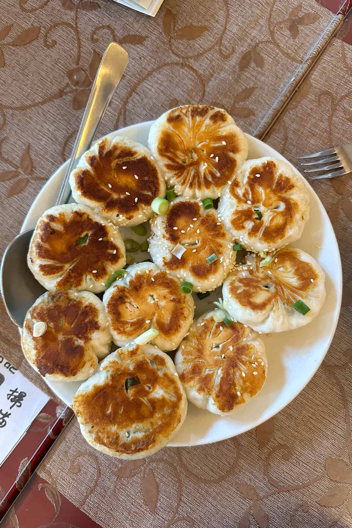 Dew Drop Inn shanghai pan fried buns.
