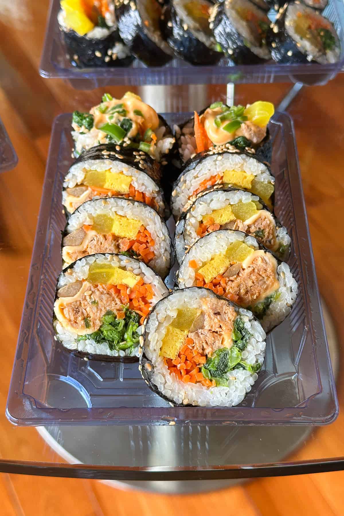 Spicy Tuna Kimbap from Kimbap Plus.
