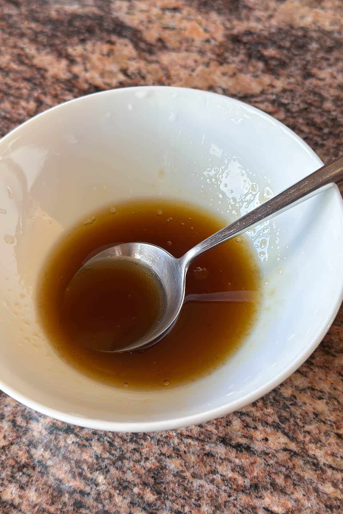 Sauce for Perilla Oil Noodles with soba.