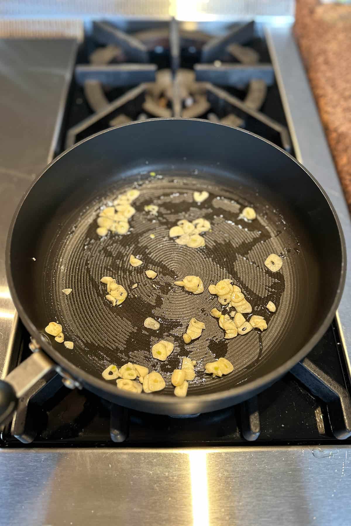 Making Squash and Shrimp.