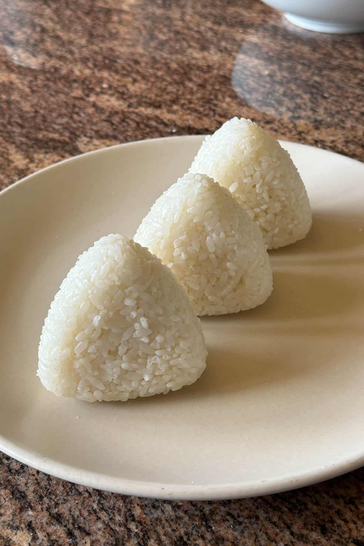 Making Tuna Mayo Onigiri.
