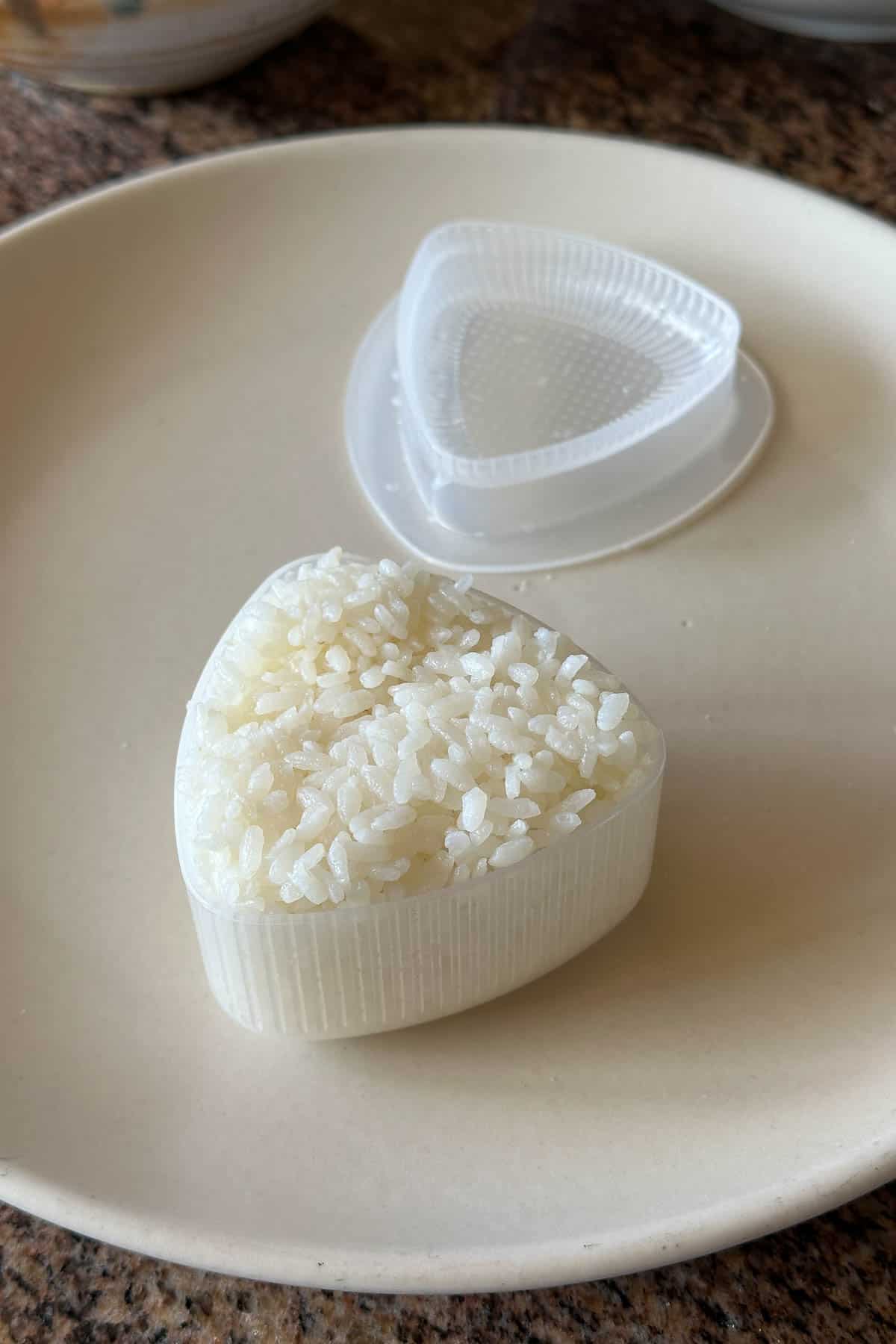 Making Tuna Mayo Onigiri.